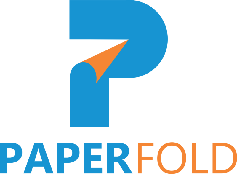 title logo paperfold